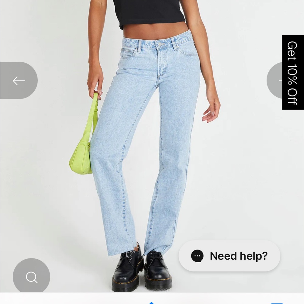 abrand 99 low straight jeans !